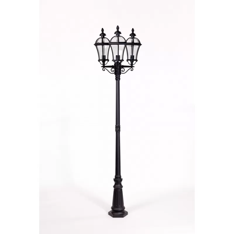 Стеклянный наземный фонарь  95209LB Bl прозрачный Oasis Light Стеклянный наземный фонарь  95209LB Bl прозрачный Oasis Light