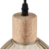 Стеклянный подвесной светильник Natana 8054/1A цвет янтарь Lumion