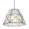 Подвесной светильник Boneti LDP 8002 BK+WT конус белый Lumina Deco