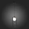 Стеклянный подвесной светильник Circono SL1201.403.01 форма шар прозрачный ST Luce