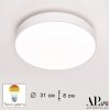 Потолочный светильник Toscana 3315.XM302-1-328/18W/4K White белый круглый APL LED