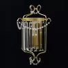 Хрустальный настенный светильник Адель 373024701 прозрачный MW-Light
