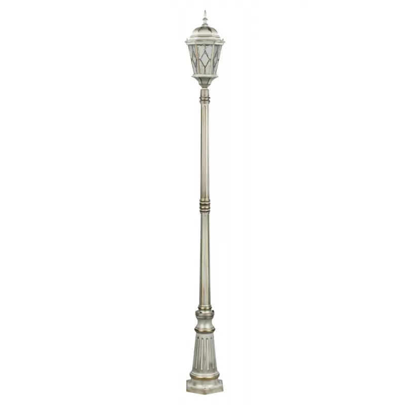Стеклянный наземный фонарь ASTORIA 2M 91409M Gw ромб прозрачный Oasis Light Стеклянный наземный фонарь ASTORIA 2M 91409M Gw ромб прозрачный Oasis Light