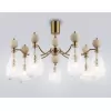 Стеклянная потолочная люстра Ceramo Modern LH53287 конус прозрачная Ambrella