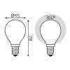 Лампочка светодиодная Filament 105201205 Gauss