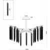 Хрустальная потолочная люстра Mineral FR1010CL-08G прозрачная Freya