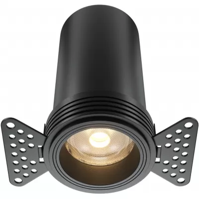 Точечный светильник Focus Led DL125-L12-3K-TRS-B Maytoni цилиндр