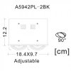 Точечный светильник Cardani Piccolo A5942PL-2BK Artelamp