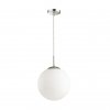 Стеклянный подвесной светильник Summer 4543/1 форма шар белый Lumion