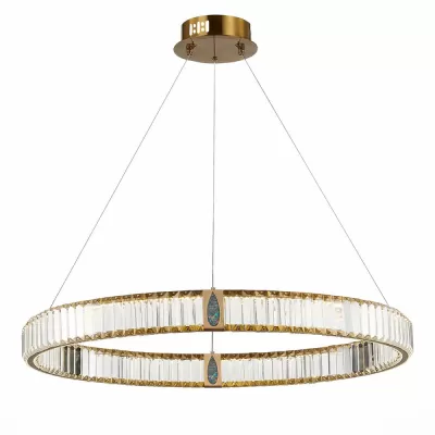 Стеклянная подвесная люстра D8016 D8016P/R/D800 gold/clear DeLight Collection