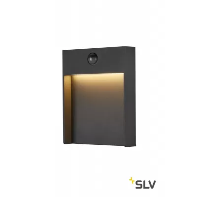 Настенный светильник уличный FLATT SENSOR 1002954 SLV