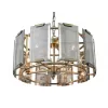 Стеклянная подвесная люстра Sorrento VL3004P05 прозрачная цилиндр Vele Luce