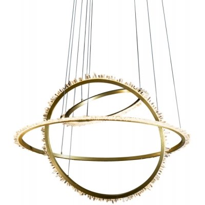 Подвесной светильник Quartz Halo MD20020154-3A satin gold DeLight Collection