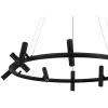 Подвесной светильник Верония 07613-10A,19 цилиндр черный Kink Light