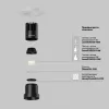 Точечный светильник Dip DL120-10W-2.7K-TRS-B Maytoni