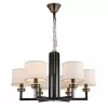 Подвесная люстра 3400 3406/C цилиндр бежевая Newport