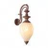 Стеклянное бра Beatrice BEATRICE W2590.1 OLD COPPER форма шар бежевое Lucia Tucci
