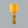 Интерьерная настольная лампа Segi 8130/1T желтый цилиндр Lumion