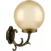 Настенный фонарь уличный Globo Prism gold 88201PG 16L Gb форма шар цвет янтарь Oasis Light