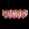 Стеклянная подвесная люстра Murano 10580/1000R Pink Loft It
