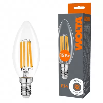Лампочка светодиодная  WF-C35-15W4KE14 Wolta