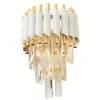 Хрустальное бра LDW 6003-2 WT+F.GD прозрачное Lumina Deco Хрустальное бра LDW 6003-2 WT+F.GD прозрачное Lumina Deco