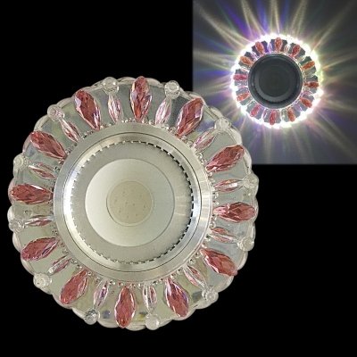 Точечный светильник  42112-9.0-001PL MR16+LED3W CL/PK+MIX для натяжного потолка