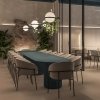 Стеклянный подвесной светильник Jardin 10121/D белый форма шар Loft It