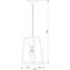 Стеклянный уличный светильник подвесной Germes 35152/H прозрачный Elektrostandard
