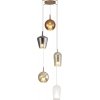 Стеклянный подвесной светильник Elsa 8259 форма шар прозрачный Mantra