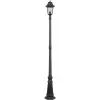 Стеклянный наземный фонарь QUADRO L 79909L Bl прозрачный Oasis Light