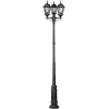 Стеклянный наземный фонарь ASTORIA 2M 91410MB/E7 Bl ромб прозрачный Oasis Light