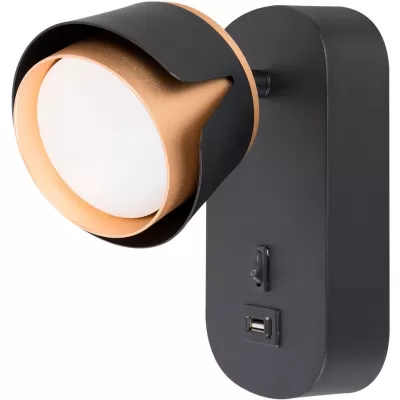 Спот Amaks A8026AP-1BK черный