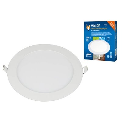 Точечный светильник  ULM-Q236 22W/6500K WHITE Volpe