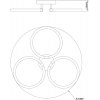 Потолочная люстра Tube 10279/3LED белая Escada