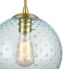Стеклянный подвесной светильник Lauriston VL5284P11 форма шар Vele Luce