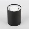 Точечный светильник  OL1 GU10 BK/CH черный цилиндр ЭРА