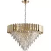 Хрустальная подвесная люстра Amman 1024/03/18P прозрачная Stilfort Хрустальная подвесная люстра Amman 1024/03/18P прозрачная Stilfort