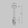 Крепление потолочное Accessories for tracks Flarity TRA156C-SL1-PT Maytoni