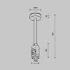 Крепление потолочное Accessories for tracks Flarity TRA156C-SL1-PT Maytoni