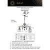 Подвесная люстра Madlen APL.620.03.06 конус бежевая Aployt