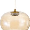 Стеклянный подвесной светильник Cattivo 4451-1P цвет янтарь Favourite
