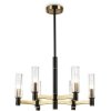 Стеклянная потолочная люстра HIGH LIGHT LH55511 цилиндр прозрачная Ambrella