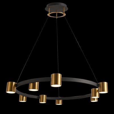 Подвесная люстра Loft Led LED LAMPS 81129/7C BRASS BLACK Natali Kovaltseva