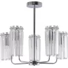 Стеклянная потолочная люстра Ifa 1063-305 прозрачная цилиндр Rivoli