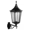Стеклянный настенный фонарь уличный ALBORG L 79701L 02C Bl прозрачный Oasis Light