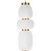 Стеклянный подвесной светильник Duff 10422/C цилиндр белый Loft It