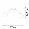 Потолочная люстра  V4989-1/2PL Vitaluce