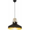 Подвесной светильник Voli LDP 8037-350 BK+GD конус черный Lumina Deco