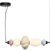 Стеклянный подвесной светильник Florentini SL6134.423.01 белый форма шар ST Luce
